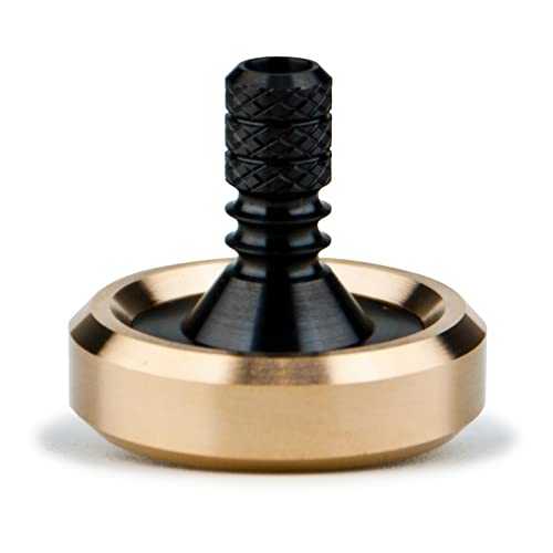 Djuiinostar Premium Spinning Top, Collare In Ottone Con Stelo In Zirconio, 8-10 Minuti, Alta Precisione Edc Desktop Toy DST-811R - 5