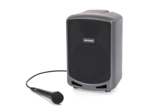 Samson Expedition Express+ - Sonido portátil (75 W, Bluetooth, con micrófono con Cable