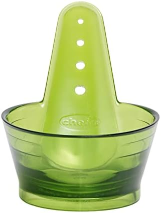 Chef'n Zipstrip Herb Stripping Tool and Measuring Cup, Easily Strips, Collects and Measures Herbs, Green, 60 ml