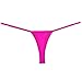JAXFSTK Mini Bikini Micro G-String Women's Sexy Lowe Rise Adjustable Thong Fashion Tanga Lingerie Underwear Pink XL