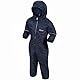 Regatta Kinder Splosh III Waterproof and Breathable Insulated Lightweight All-In-One Anzug, Navy, Size 36-48