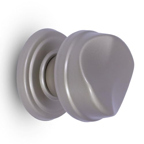 Badem10 Gülkumru Kapı Tokmağı, Kolu Metal Tokmak, Kapı Topuzu Babası, Saten