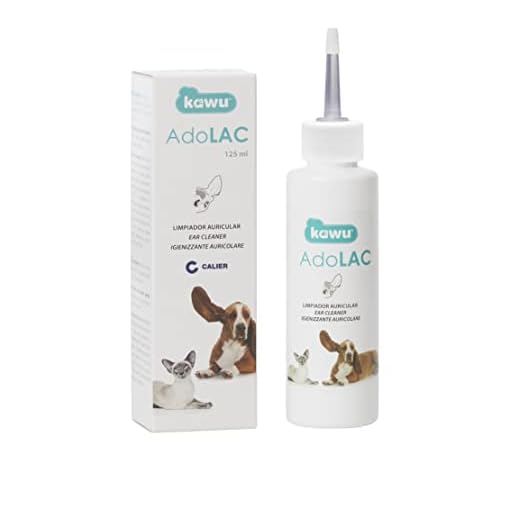 CALIER · Adolac. Limpiador de Orejas para Perros y Gatos. Elimina el Mal Olor y Evita infecciones. 125 ml
