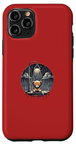 Lonely Teddy Bear Sad Melancholic �O���t�B�b�N - S32 �X�}�z�P�[�X iPhone 11 Pro �p