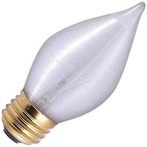 Bulbrite Incandescent C15 Medium Screw Base (E26) Light Bulb, 1 Count (Pack of 1), Satin