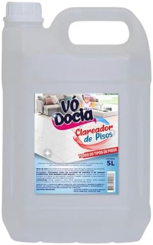 Clareador De Pisos 5 Litros Limpador Limpa Granito Mármore