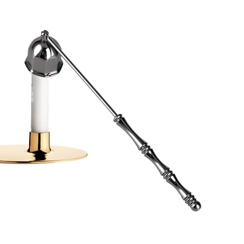 Generisk ljussläckare släckare – dammsäkert rostfritt stål långt handtag – dammtät ljussläckare av rostfritt stål – för inomhus, utomhus, hotell, camping