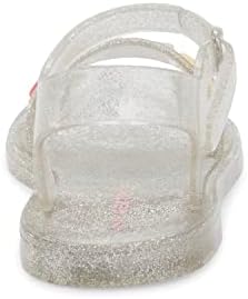 Carter's Girls Iris6 Sandal, Silver, 7 Toddler | Image 3