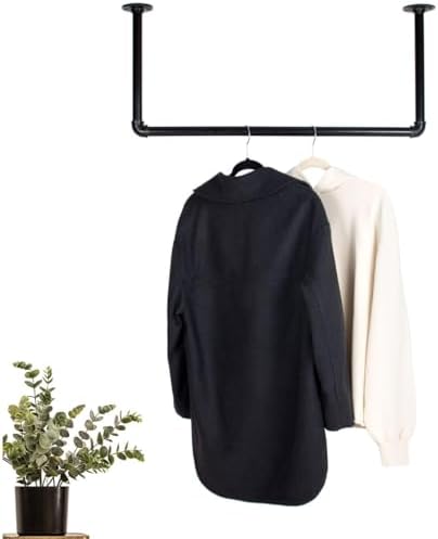 RSR Hangers Tringle à Vêtements Style Industriel Doré | FindTheDeal