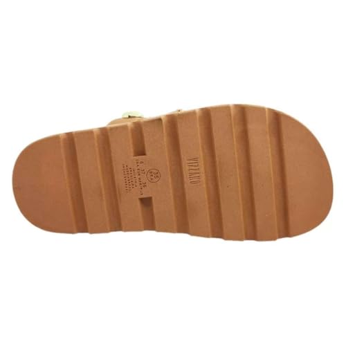 Birken Papete Feminina Aplicações Metálicas Vizzano Original Confortável