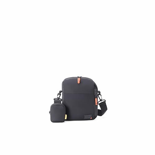Image of American Tourister Era | 3 Ltrs | 2 Compartments | Adjustable Strap | Crossbody Bag | 1 Year International Warranty | Black