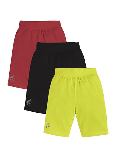 Image of KiddoPanti Girls Knee Length Cycling Shorts Pack of 2