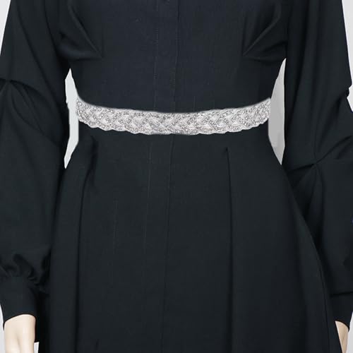 Women's Crystal Wedding Belt Rhinestones Glitters Waistband Evening Dress Belt For Wedding Dress And Evening3