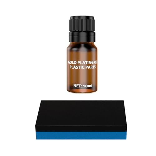 Agente de Cuidado de Piezas de Plástico para Coche, 10ml, Duración, Revestimiento de Piezas de Plástico con Esponja para el Interior del Vehículo Piezas de Plástico Buscando y