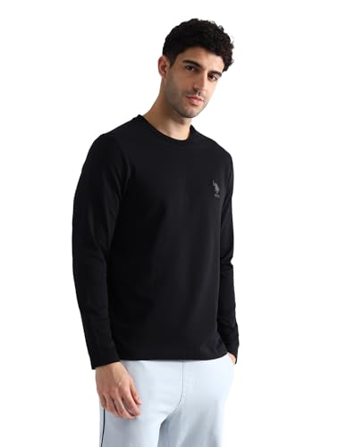 Image of U.S. Polo ASSN. Mens OEE05 Pure Cotton Oversized Lounge T-Shirt
