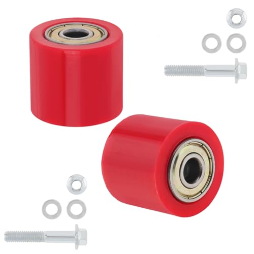 Windance MOT_60E 2Pcs 8Mm Chain Tensioner Guide Wheel, Drive Chain Pulley Roller cover