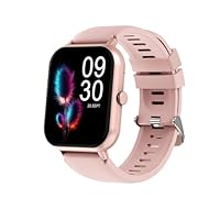 SmartWatch, relogio smartwatch feminino com 1.83" Ecrã tátil, à prova d'água IP68, Recebimento de Notificações, relogio smartwatch masculino com 100+ Modos Esportivos Faz e Recebe Ligações (Rosa)