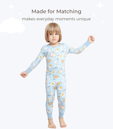 Image of Toddler Boys Girls Clothes Viscose from Bamboo Long Sleeve Top and Pants Clothing Set Soft 2Pcs Kid Outfit