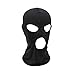 Symphonyw Lot de 1 Masques de Cagoule en Spandex Fin à Trois Trous pour Moto, vélo, Chasse, Cyclisme, Ski