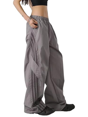 Striped Baggy Parachute Pants Y2k Track Pants Unisex Streetwear Fashion Drawstring Sweatpants2