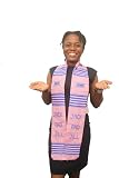 JACK AND JILL PINK Kente Stole