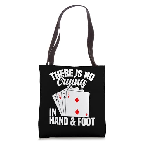 Hand Foot Card Game Set Score King Game Set Hand and Foot Tote Bag
