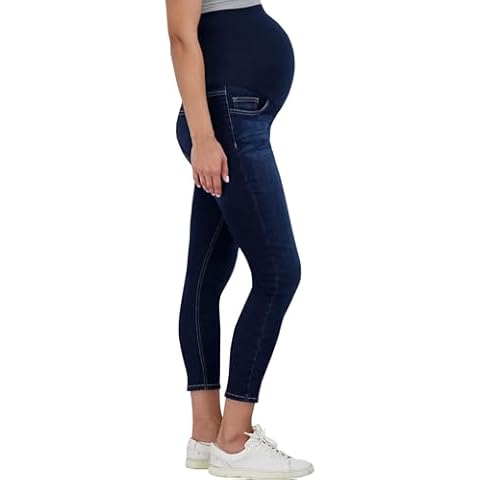 Savi Parker Women's Over The Belly Maternity Jeans Cover