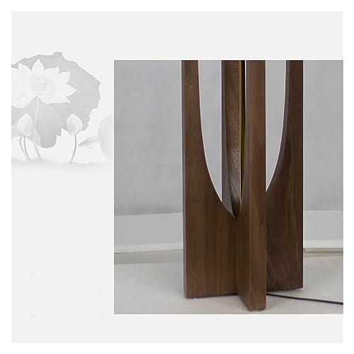 Lámpara para leer de pie en madera para rincón de lectura y sofá 5