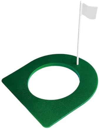 BRIGHTFUFU Golf Putting disc Putting Cup with Hole Golfs Training Aid Putting Hole Practicing Tool Green Mug Indoor Putting Office Accessories Golfs Putter Cups Plastic Automatic Practice Cup