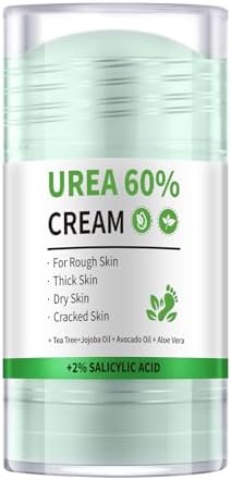 60% Urea Cream Stick plus 2% Salicylic Acid,Foot Callus Remover - Urea Cream 60% for Feet Cracked Skin, Dry Cracked Feet & Hands Moisturizer, Foot Care Balm 1.4oz