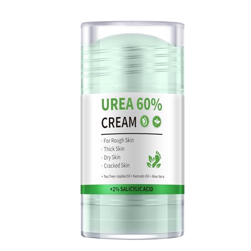 YAFUSIPE 60% Urea Cream Stick plus 2% Salicylic Acid Foot Callus Remover - Urea Cream 60% for Feet Cracked Skin Dry Cracked Feet & Hands Moisturizer Foot Care Balm 1.4oz