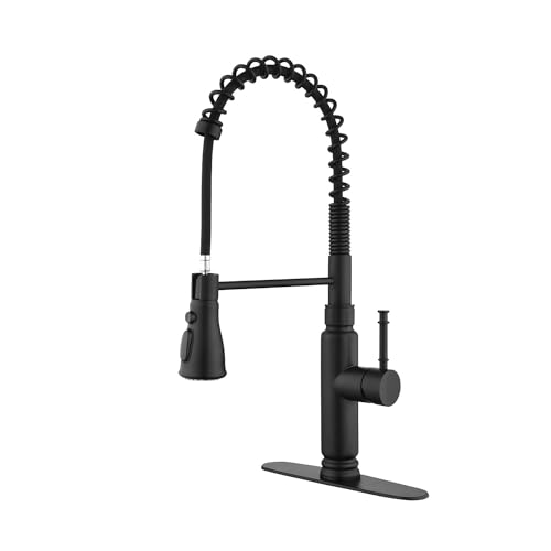 Robinet de cuisine tactile en laiton massif avec pulvérisateur robuste