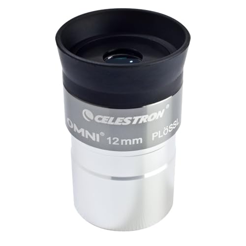 Ocular Celestron Omni 12mm para descubrir cráteres lunares en noches de acampada