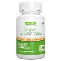 Igennus Super B Complex – Complesso Vitamina B Metilato con Metilfolato e B12 Metilcobalamina, 180 Compresse Vegane ad Alto Dosaggio e Alta Biodisponibilità, Rilascio Prolungato, Ingredienti Puri