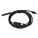 USB Endoscope Inspection Camera, Industrial Endoscope Camera with 6 Adjustable LED Lights, 0.3MP Camera for Pipe Inspection, Car Maintenance, Underwater Viewing (1M)