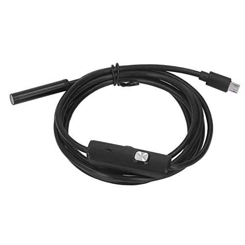 Kamera Inspekcyjna, Endoskop Przemysłowy USB, Kąt Widzenia 70° z 6 Diodami LED, Kamera Inspekcyjna do Rur z sondą 7 Mm, Piksel 0.3 MP, IP67, Boroskopy (1M)