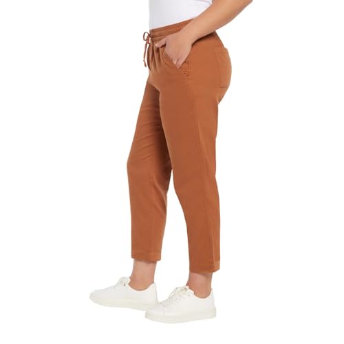 GAP Womens Summer Stretch Elastic Waist Pull-On Pants, Lightweight and Comfortable Pants for Women, Drawstring Tie Pants3