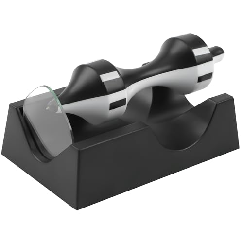 Magnetic Levitator Floating Classic Monochrome Spinning Top Anti-Gravity Gyroscope Toy for Office Desk Home Decoration