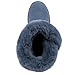 Juicy Couture Women’s Slip-On Winter Snow Boots, Warm and Cozy Fur Lining, Insulated Pull-On Fashion Booties-King-Slate Blue-7