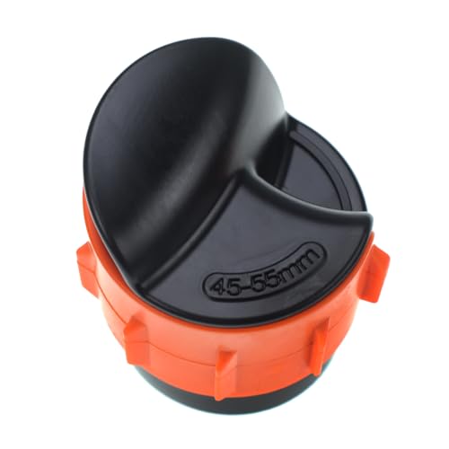 Image of Motorcycle Fork Seal Cleaner Tool, Universal Motorcycle Front Fork Saver Cleaner, fits all 45-55mm Front seal mate Oil Level Shock Repairing Absorber Tool (Orange)