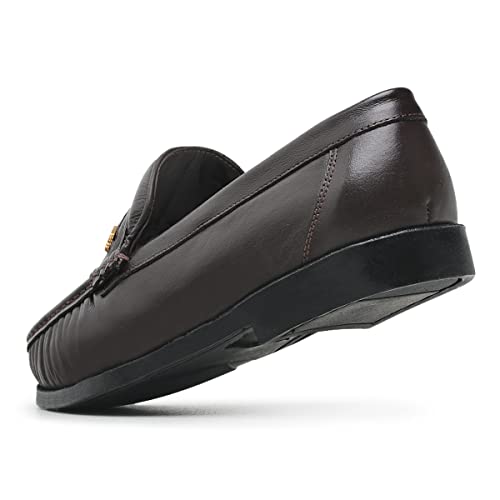Dockside Mocassim Masculino Couro Legítimo (38, Marrom)