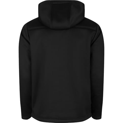 Drake Waterfowl Men's Ultimate Wader 1/4 Zip Hunting Warming Sherpa-Lined Breathable Water Repellent 4-Way Stretch Hoodie, Black, Large2