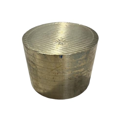 3.750 (3-3/4 inch) x 2.75 inches C630-TQ50 Nickel Aluminum Bronze Round Rod Durable Bronze Engineering Projects Workshop Fabrication Metal Restoration Industrial-Grade Metal
