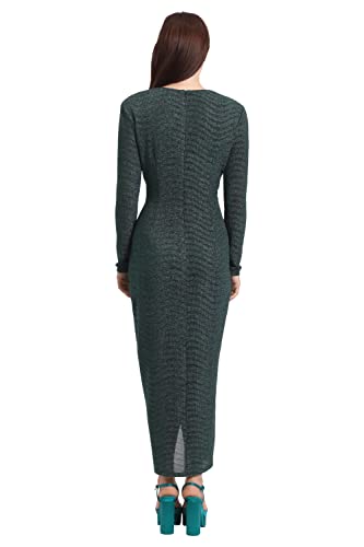 Maggy London Women's Long Sleeve Holiday Dress Party Cocktail Occasion, Green #TOP2