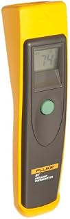 Fluke 61 Handheld Infrared Thermometer, 9V Alkaline battery, 0 to 525 Degree F