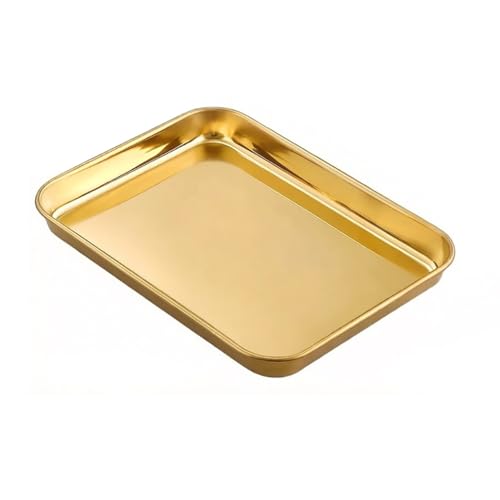 Premium Stainless Steel Baking Sheet Set, Rectangle Cookie Tray, Versatile Flat Pan for Home, Restaurant & Party, 41x31.5cm (1pc) - Durable & Easy to Clean!