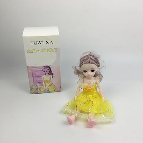 TUWUNA Dolls and Dolls' Clothing Girl doll clothing dress, doll girl clothing accessories Cover