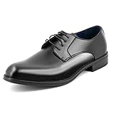 scarpe eleganti da uomo stringate francesine scarpe classiche da cerimonia business lucide mocassini loafer stile derby y80 (nero, 42)