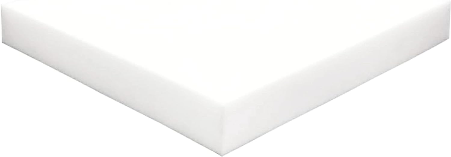 IZO All Supply 2x22x20 Upholstery Foam Cushion High Density, Chair Cushion Square Foam for Dinning Chairs, Wheelchair Seat Cushion Replacement