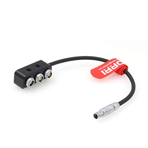 Splitter Box para cámara F3 con 2 puertos 0B de 2 pines y 1 puerto 3pin RS hembra